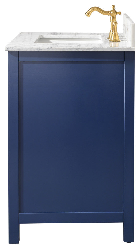 30" Single Sink Vanity Cabinet, Blue