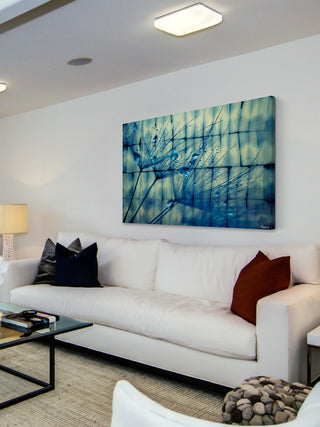 "Dandelion Dew" Fine Art Canvas Print, 18"x12"