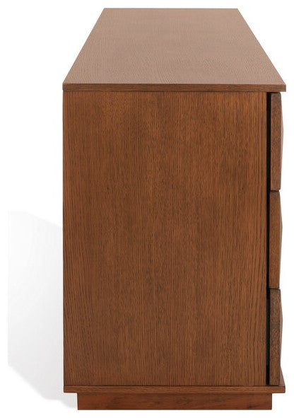 Safavieh Couture Patty 6 Drawer Dresser, Walnut