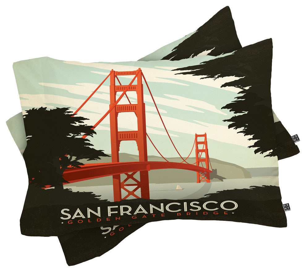 Deny Designs Anderson Design Group San Francisco Pillow Shams, King