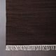 HAND WOVEN FLAT WEAVE KILIM WOOL ECO-FRIENDLY AREA RUGS,Brown, Solid Design