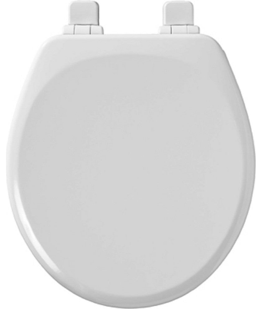 Bemis 43SLOW 000 Slow Closing Toilet Seat, Round, White