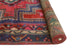 Fine Vintage Distressed Trenton Red/Navy Runner, 4'7x9'10