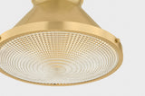 Hudson Valley Lighting Highclere Flush Mount By Mark D. Sikes, Aged Brass