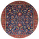 Ahgly Company Indoor Round Mid-Century Modern Area Rugs, 4' Round