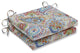 Gilford Festival Squared Corners Seat Cushions, Set of 2, 18.5"x16"x3"