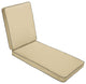 Mozaic Home Canvas Antique Beige Out/Indoor Chaise Lounge Cushion 73x24x3"