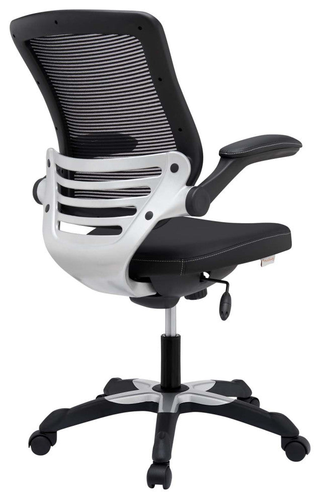 Black Edge Vinyl Office Chair