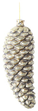 Vickerman Mc194738 8" Champagne Antique Pinecone Christmas Ornament