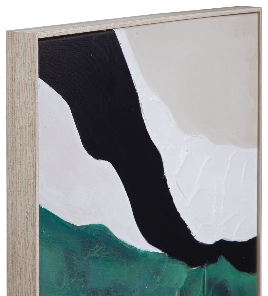 Illuminate Framed Canvas - Set of 2 - White Wash Frame