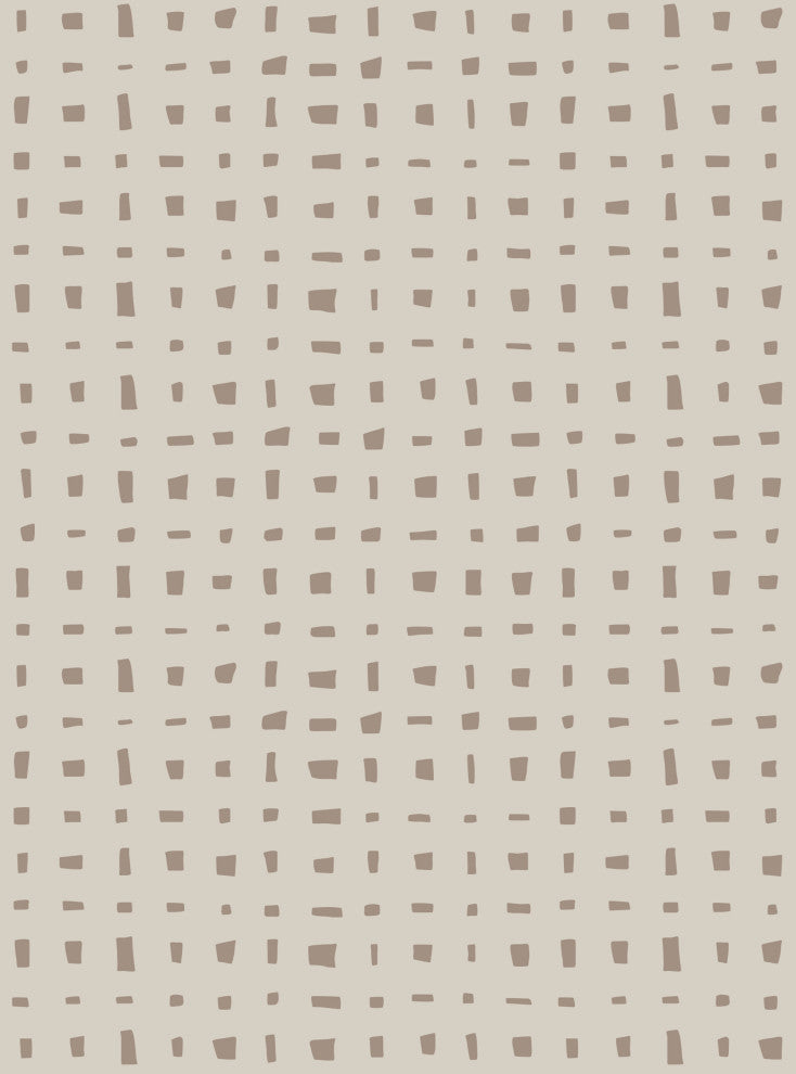 Burlap Hash Pattern Peel and Stick Vinyl Wallpaper, Desert Taupe, 24"w X 108"h