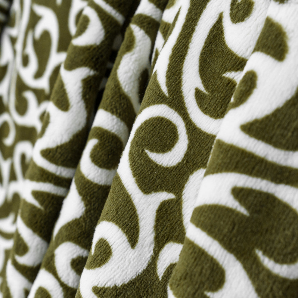 Nika Throw Blanket, Military Olive