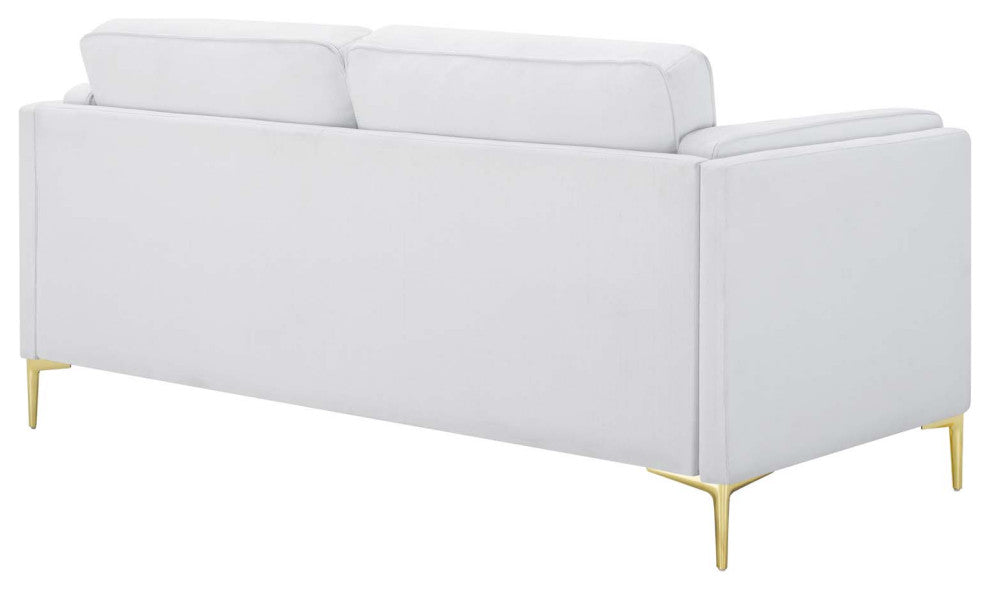 Kaiya Fabric Sofa, White