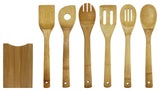 Oceanstar 7 Piece Bamboo Cooking Utensil Set