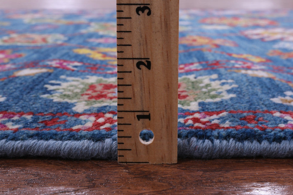 4' 0" X 6' 2" Hand-Knotted Turkish Oushak Wool Rug - Q15894
