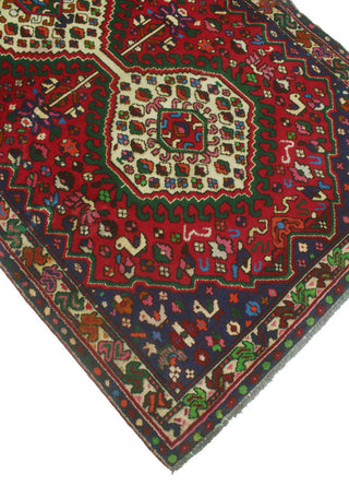 Fine Vintage Distressed Bahira Rust/Ivory Runner, 3'8x9'6