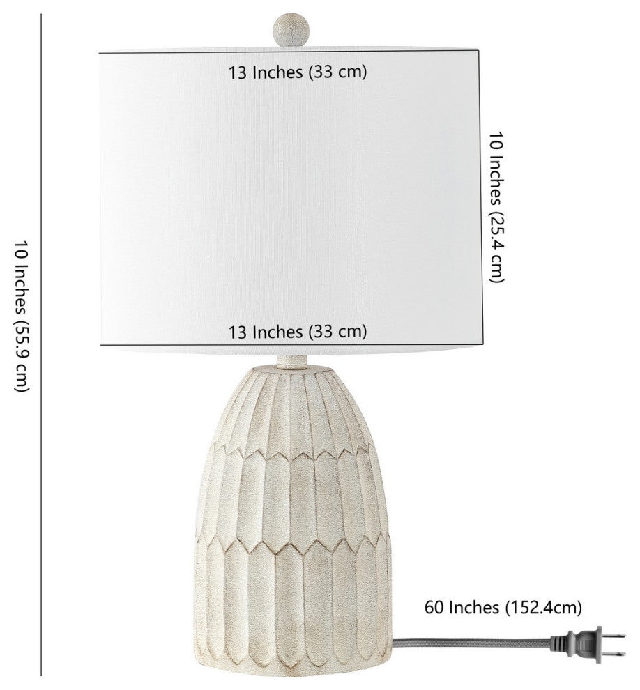 Safavieh Ronken Table Lamp Antique White