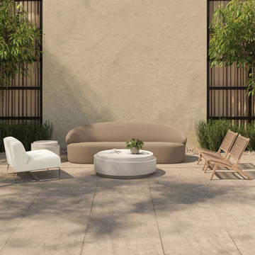 Palma Outdoor Lounge Chair Warm Brown