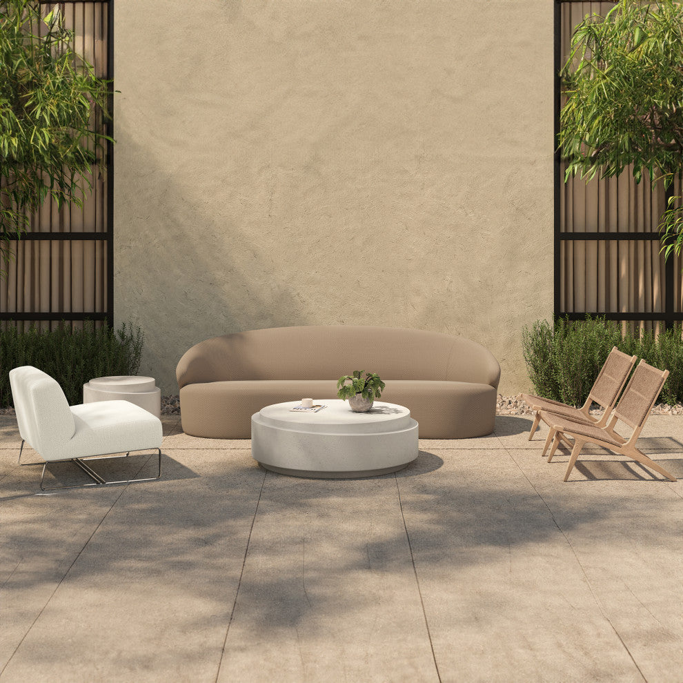 Palma Outdoor Lounge Chair Warm Brown