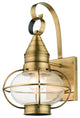 Antique Brass Nautical, Farmhouse, Bohemian, Colonial, Outdoor Wall Lantern