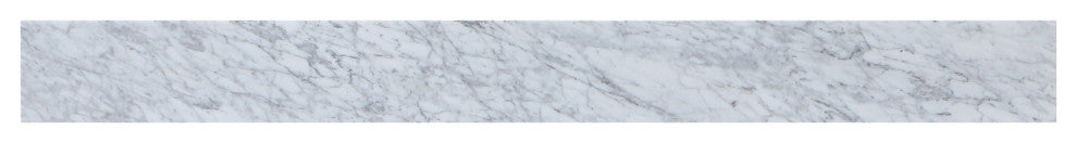 42" Backsplash, Carrara White