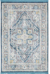 Unique Loom Gray Baracoa Prado 5' 5 x 8' 0 Area Rug