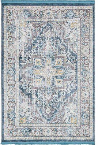 Unique Loom Gray Baracoa Prado 5' 5 x 8' 0 Area Rug