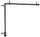 Cap Multi Angle Ceiling Rod 28-48", Black, Two Sided
