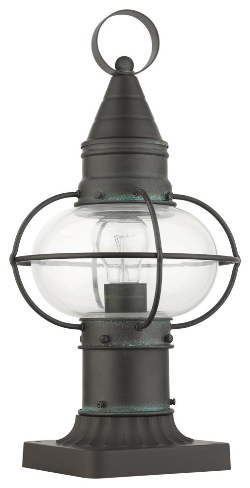 Charcoal Nautical, Farmhouse, Bohemian, Colonial, Outdoor Post Top Lantern