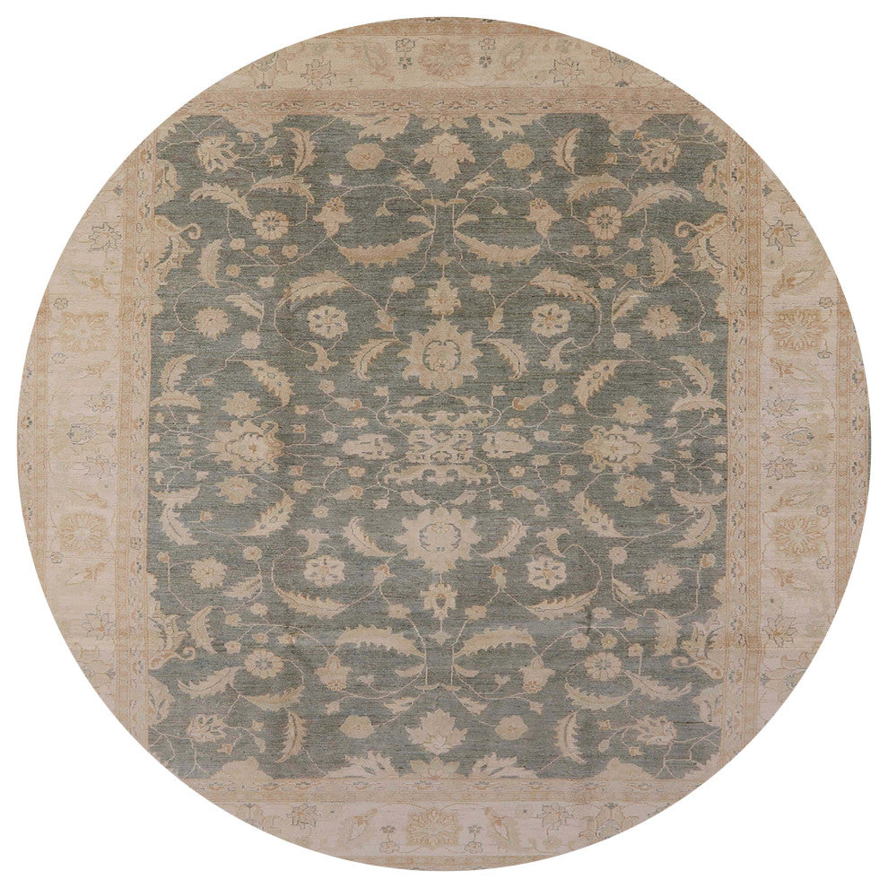 Ahgly Company Indoor Round Mid-Century Modern Area Rugs, 3' Round