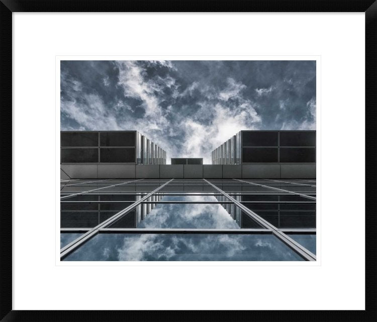 "Above The City" Framed Digital Print by Jeroen Van De, 24x20"