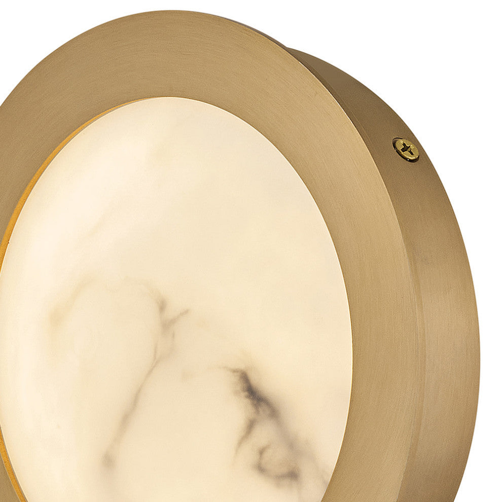 Fredrick Ramond Cava Small Sconce, Lacquered Brass