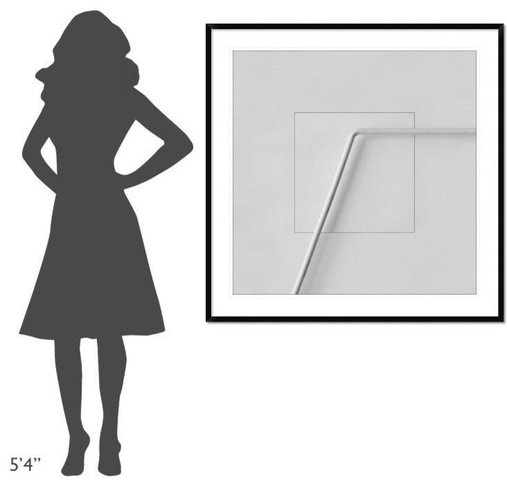 "Stabile" Framed Digital Print by Gilbert Claes, 44x44"