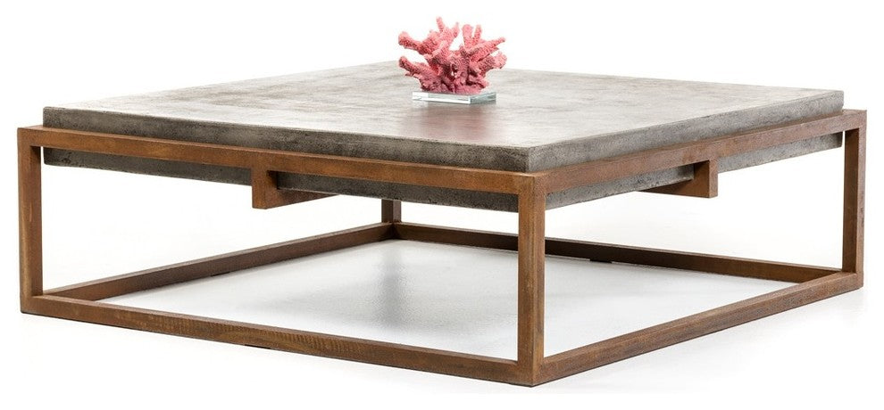 Modrest Shepard Modern Concrete Coffee Table