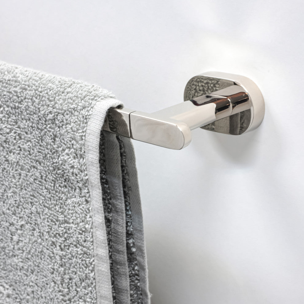 Moscow Series Polished Nickel Bathroom 34in Towel Bar