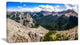 Rocky Mountains Panorama, Landscape Canvas Art Print, 40x20