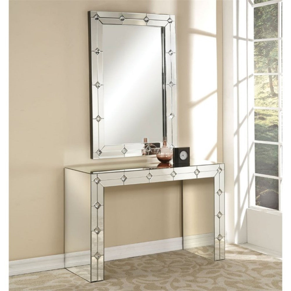 ACME Hessa Accent Mirror (Wall) in Mirrored