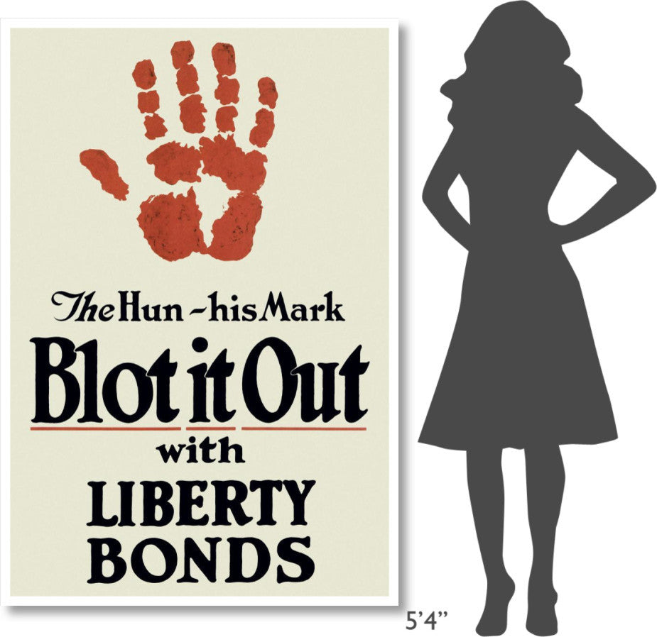 "WWI: Blot It Out" Digital Paper Print, 42"x62"