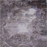 Ahgly Company Indoor Square Mid-Century Modern Area Rugs, 7' Square