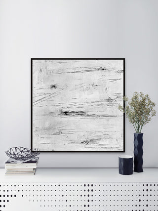 "Young Generation" Floater Framed Painting Print on Canvas, 32x32