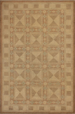 Fine Chobi Janessa Brown Rug 9'9"x6'0"