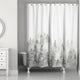 Foggy Green Forest 71x74 Shower Curtain