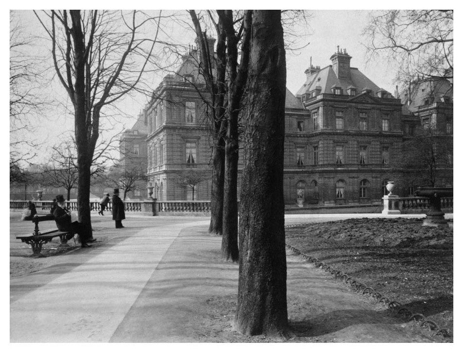 "Paris, 1902-1903 - Luxembourg Gardens" Paper Print by Eugï¿½ï¿½ne Atget, 24"x19"