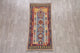Turkish Flat-Woven Oriental Kilim Pure Wool Traditional Runner Rug, 7'5"X3'4"