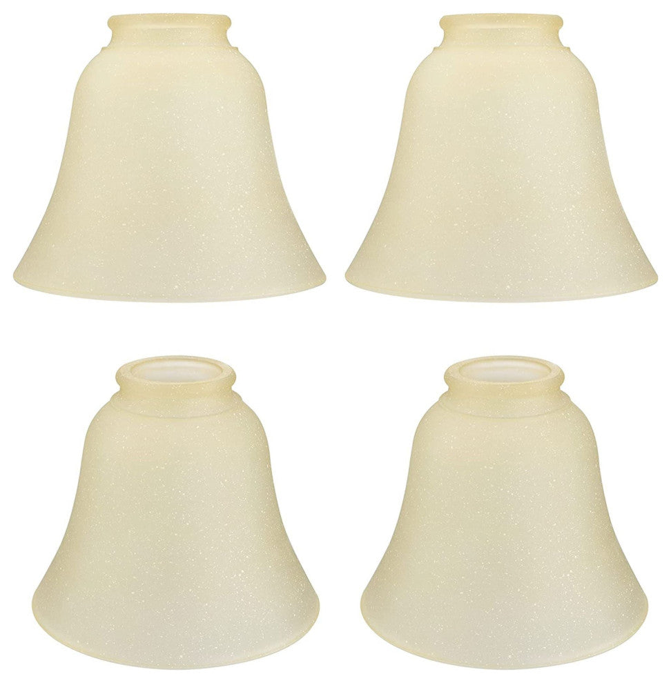 23171-4 Replacement Amber Ceiling Fan Glsss Shade, 4 Pack.