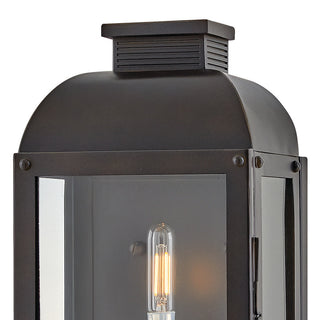 Hinkley Tiverton Small Wall Mount Lantern, Dark Oxidized Brass