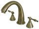 Kingston Brass Vintage Brass Naples Two Handle Roman Tub Filler KS2363NL