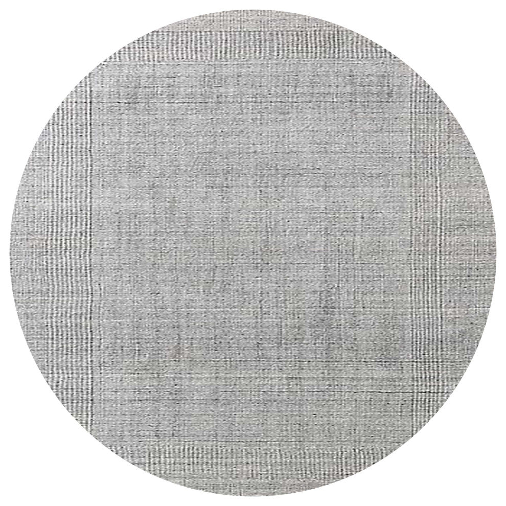 Ahgly Company Indoor Round Mid-Century Modern Area Rugs, 3' Round