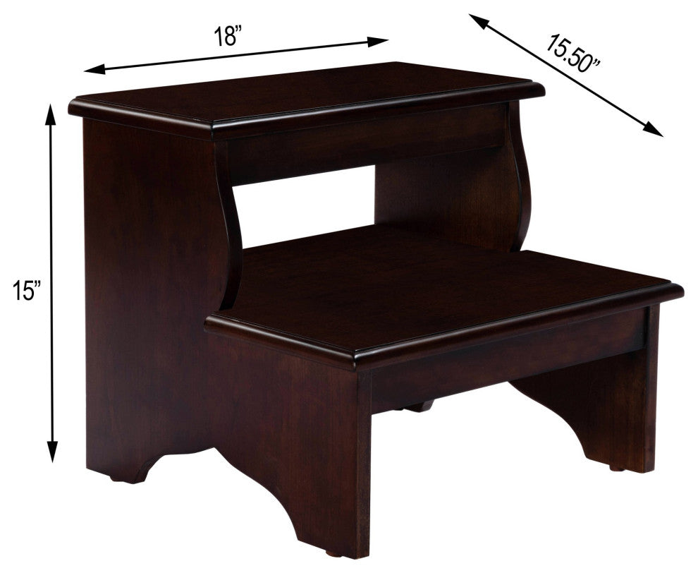 Handcrafted Cherry Step Stool