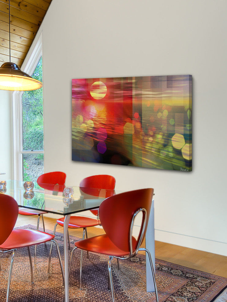 "Sunset" Fine Art Canvas Print, 18"x12"